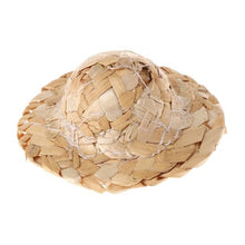 Load image into Gallery viewer, 1PC Handmade Straw Woven Hat Adjustable For Parrot Birds Accessories Fashionable