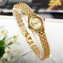 Load image into Gallery viewer, Women Bracelet Watch Mujer Golden Relojes Small Dial Quartz Leisure Popular Wristwatch Hour Female Ladies Elegant Relogio Clock