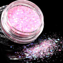 Load image into Gallery viewer, 1Box White Glitter Eyeshadow 12 Color Glitter Eyes Palette Monochrome Eyes Shimmer Powder Makeup Tool Shinning Colours #03