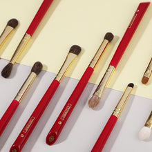 Load image into Gallery viewer, CHICHODO Makeup Brush-Luxurious Red Rose series-Selected Natural Animal Hair Eye Brushes Set-Professional Eye Make Up Brush