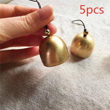 Load image into Gallery viewer, 5Pcs Christmas Metal Small Bell Tree Pendant Decoration Xmas Party Wind Chimes DIY Material Crafts Accessories