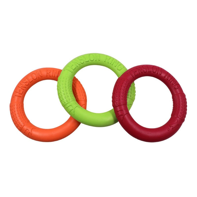 Pet Flying Discs EVA Dog Training Ring Puller Resistant Bite Floating Toy Puppy Outdoor Interactive Game Playing Products Supply