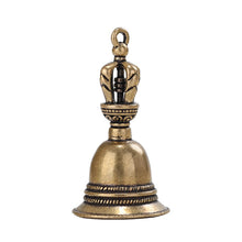 Load image into Gallery viewer, Brass Handicraft Bell Metal Call Bells Alarm Hand Held Service Call Bell Desktop Bell Tea Dinner Bell Bronze Christams Bell
