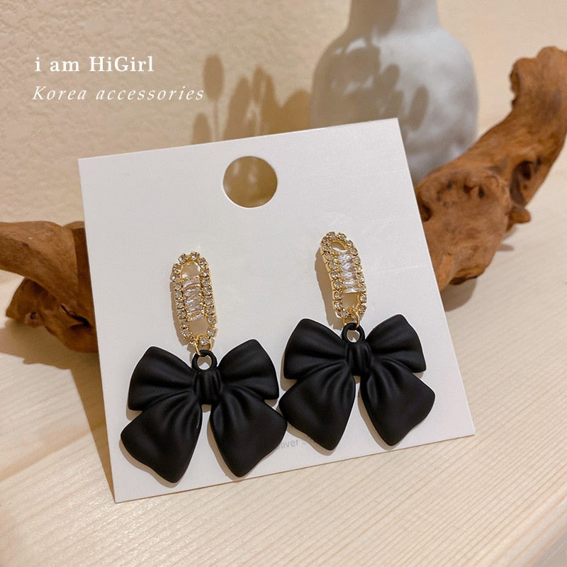 2022 Love Tassel Multi-layer Chain Hot-selling Earrings New Trendy Korean Heart-shaped Rhinestone Earrings Party Jewelry Gifts