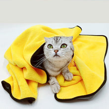 Load image into Gallery viewer, Pet Bath Towels Are Easy To Clean, Super Absorbent, Thick Cat And Dog Bathrobes, Soft Dog Blankets, Quick-Drying Supplies