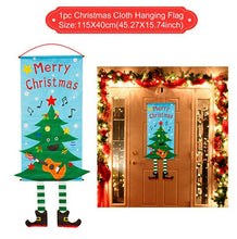 Load image into Gallery viewer, Merry Christmas Hanging Flag Christmas Decorations For Home Door Christmas Ornaments Xmas Gifts Navidad Decor 2023 New Year