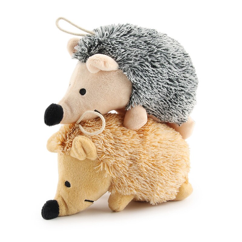Hedgehog Soft Plush Dog Toys Small/Large Dogs Interactive /Squeaky Sound Toy Chew Bite Resistant toy Pets Accessories Supplies