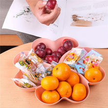 Load image into Gallery viewer, Creative Heart Shape Candy Snacks Nuts Seeds Dry Fruits Plastic Plates Dishes Bowl Breakfast Tray Home Kitchen Supplies
