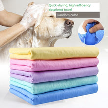 Load image into Gallery viewer, Rapid Water Absorption Pet Dog Cat Bath Towel Soft Cleaning Wipes Magic Hair Dry PVA Multifunction for House Car Pet Towel