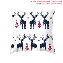 Load image into Gallery viewer, 45cm Christmas Cushion Cover Navidad Merry Christmas Decorations For Home 2022 Xmas Noel Cristmas Ornaments New Year Gifts 2023