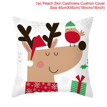 Load image into Gallery viewer, 45cm Christmas Cushion Cover Navidad Merry Christmas Decorations For Home 2022 Xmas Noel Cristmas Ornaments New Year Gifts 2023