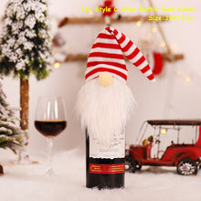 Load image into Gallery viewer, Xmas Wine Bottle Dust Cover Noel Navidad Christmas Decoration for Home Dinner Decor Christmas Gift Tree Ornament New Year 2023