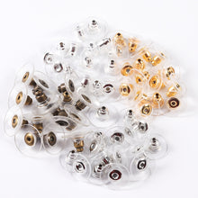 Load image into Gallery viewer, 100-500pcs/Lot Rubber Ear Backs Stopper Earnuts Stud Earring Back Supplies For DIY Jewelry Findings Making Accessories Wholesale