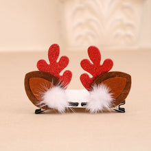 Load image into Gallery viewer, 1/2pcs Cute Deer Ear Hairpins Christmas Barrettes Hair Decorationd Beautiful Deer Antlers Hair Clips Hair Accessories Girls Gift
