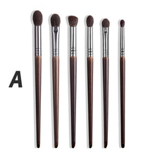Load image into Gallery viewer, OVW Cosmetic 2/6 pcs Makeup Eye Shadow Brush Set Goat Hair Tool Ultra Soft Make Up Tapered Blender Diffuse Kit Cut Crease Brush
