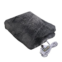 Load image into Gallery viewer, USB Heating Travel Machine Washable For Sofa Bed 3 Levels Portable Electric Blanket Winter Warm Soft Plush Car Shawl Camping