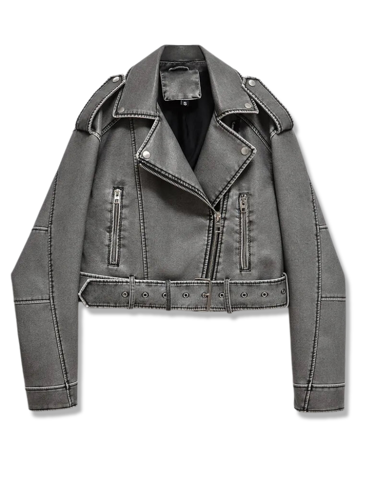 sealbeer A&A Biker Baby Washed Jacket