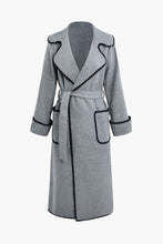 Load image into Gallery viewer, sealbeer A&amp;A Quilted Stitch Trench Overcoat