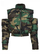 Load image into Gallery viewer, sealbeer A&amp;A Camoufalage Padded Vest Coat