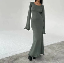 Load image into Gallery viewer, sealbeer A&amp;A Chic &amp; Elegant Long Sleeve Knitted Bodycon Dress