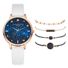 Load image into Gallery viewer, Lvpai Brand 5PCS Fashion New Bracelet Watch Set Crystal Rhinestone Women Ladies Wristwatch Watches Ladies Relogio Feminino Reloj