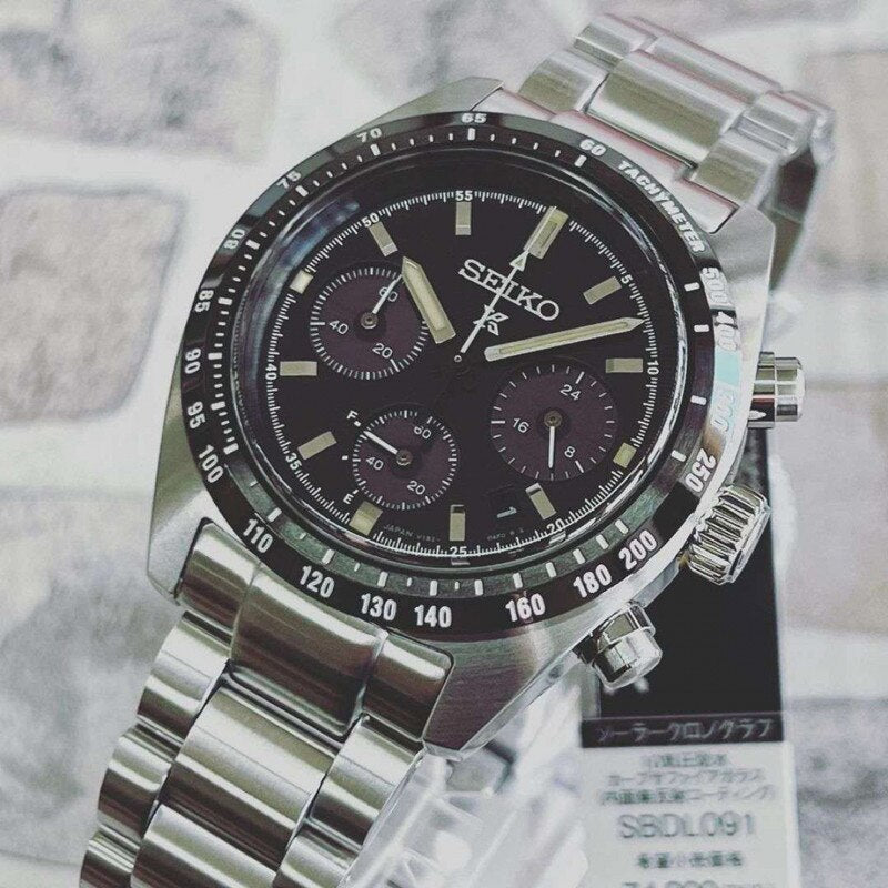 Seiko Watch Men Automatic Quartz Watch 6 Pin Date Muti-fuction Chronograph Men Clock Luminous Waterproof Stainless Steel Watch