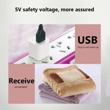 Load image into Gallery viewer, 5V Electric Blankets Multifunctional Portable Winter Warm Heating Blanket USB Charging with Pocket Safe Comfortable for Body