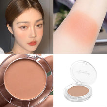 Load image into Gallery viewer, 6 Colors Single Blush Palette Face Cream Concealer Foundation Powder Waterproof Lasting Face Rouge Powder Natural Peach Blusher