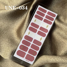 Load image into Gallery viewer, Korean Style Glitter/Floral Nail Art Stickers Nail Wraps Manicure DIY Nail Polish Strips Women Mnicure Decor Sticker de UNhas