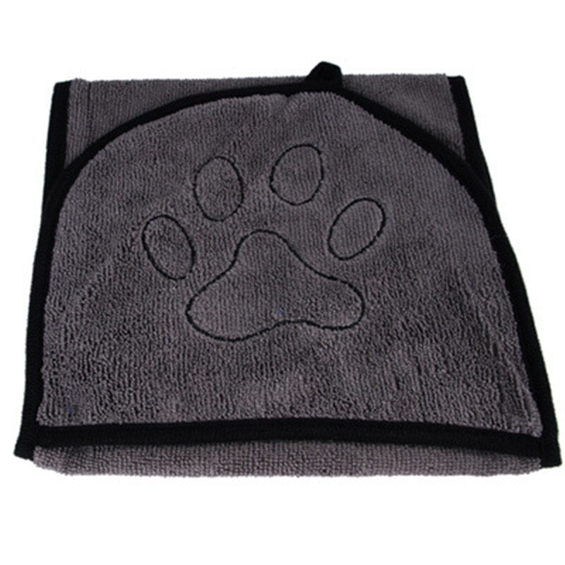Dog Bath Towels Pet Dog Bath Towel for Small Medium Large Dogs Microfiber Super Absorbent Pet Drying Towel Blanket With Pocket