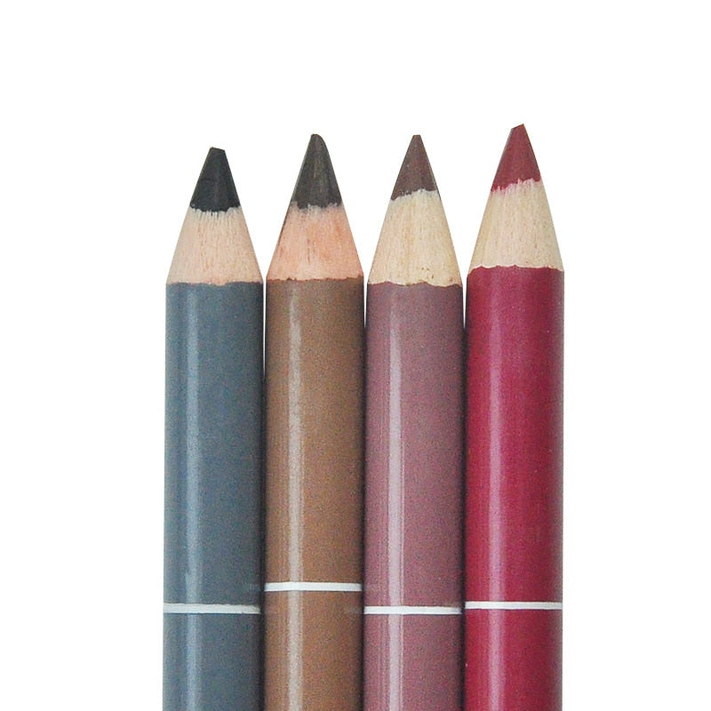 1PC Professional Wood Lip liner Pen Waterproof Lipstick Pencil Contour Matte Lady Charming Women&#39;s Makeup Long Lasting Cosmetic