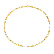 Load image into Gallery viewer, GD Simple Trendy 316L Stainless Steel Chain Necklace for Women 18 K Gold PVD Plated Necklace Wholesale Jewelry