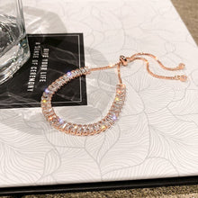 Load image into Gallery viewer, Full of Rhinestone Stainless Steel Bracelet For Women 2022 New Designer Shiny Luxury Zircon Adjustable Bracelets Jewelry Gift