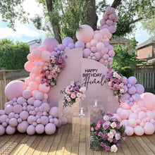 Load image into Gallery viewer, Baby Shower Birthday Balloons Blue Metallic Balloon Garland Arch Kit Welcome Girl Baptism Confetti Birthday Party Decoration