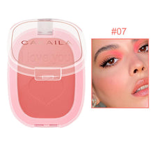 Load image into Gallery viewer, Blush Makeup Natural Vitality Peach Powder Blush 12 Colors Mineral Powder Peach Red Rouge Lasting Waterproof Blusher Cosmetic