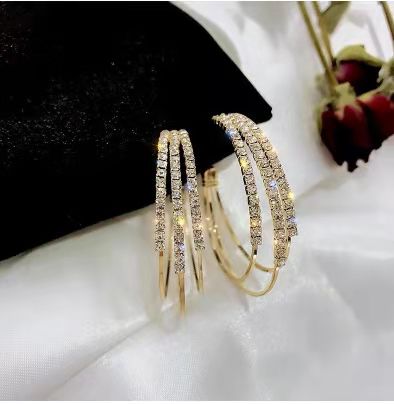 New Diamond Butterfly Tassel High-end Atmospheric Earrings For Women Korean Fashion Earring Daily Birthday Party Jewelry Gifts
