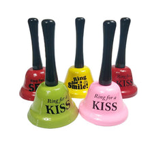 Load image into Gallery viewer, Large Hand Bell Toy for Children Letter Bed Bell Class Summoning Bells Colorful Metal Christmas Hand Bell