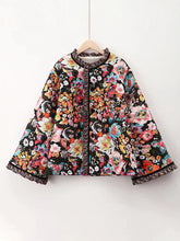Load image into Gallery viewer, sealbeer A&amp;A Floral Print Padded Coat
