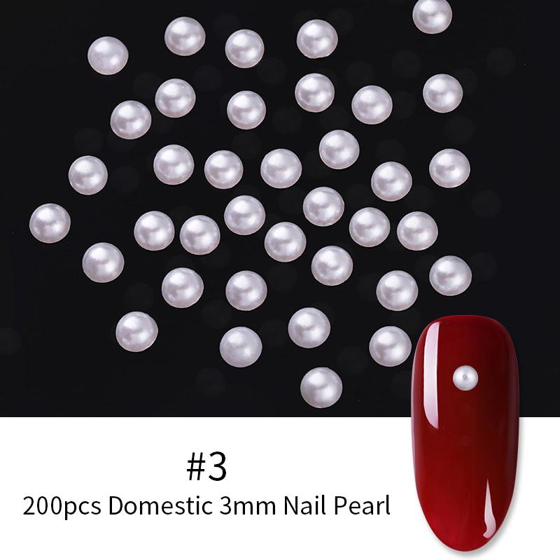 1 Box Nails Abalone Shell 3d Charm Texture Natural Sea Shell Nail Art Decoration Slice Beads Matail Rivet DIY Manicure Tools