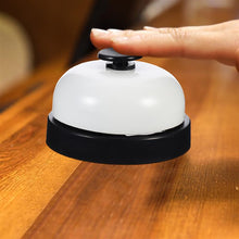 Load image into Gallery viewer, Stainless Steel Hand Pressing Service Bell Answer Bell Reception Desk Bell Ring Table Pet Bell For Restaurant Kitchen Bar