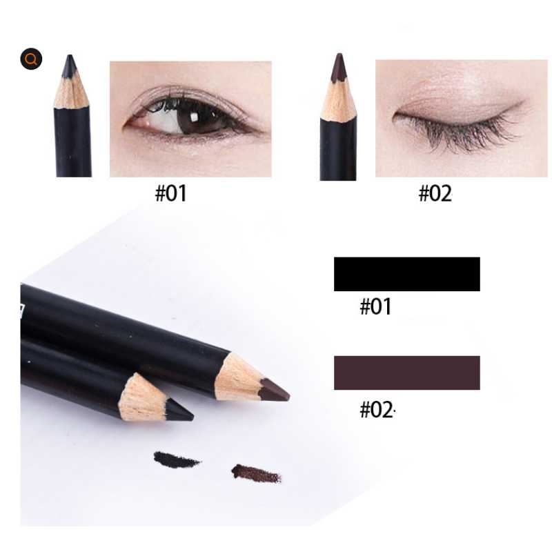 Fashion Professional Makeup Black Brown Eyeliner Eyebrow Pencil Waterproof Lasting Cosmetic Beauty Tool