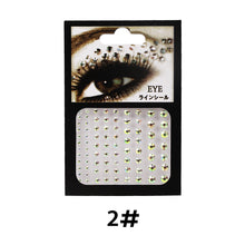 Load image into Gallery viewer, 1PC 3D Sexy Crystal Eyes Glitter Face Body DIY Diamond Festival Party Jewel Makeup Tools Eye Shiner Make Up Adornment Sticker