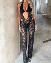 Load image into Gallery viewer, sealbeer A&amp;A Elmina Lace Cut Out Jumpsuit