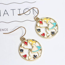 Load image into Gallery viewer, Fashion Chinese Style Koi Deer Rabbit Drop Earrings For Women Girls Cute Colorful Cartoon Hollow Earrings Birthday Jewelry Gift
