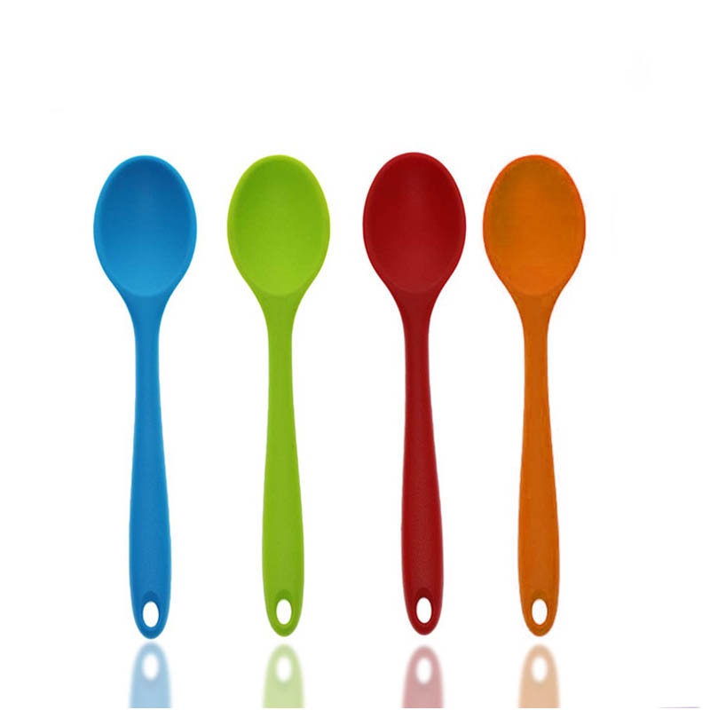 1Pcs Stirring Spoon Multi Purpose Silicone/Plastic for Household Soup Spoons Cooking Utensils Ladle Kitchen Accessories