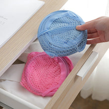 Load image into Gallery viewer, Folding Laundry Storage Basket Household Dirty Clothes Bag  Light Nylon Mesh Color Net Laundry Basket Sundries Organization