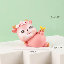 Load image into Gallery viewer, Cute Kawaii Unicorn Deer Figurines Sculptures Home Decor Room Decoration Office Desk Cake Car Ornaments Girl Birthday Gift Toys