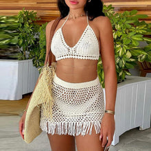 Load image into Gallery viewer, sealbeer A&amp;A Rodeo Drive Two Piece Summer Crochet Set