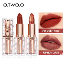 Load image into Gallery viewer, O.TWO.O Matte Lipstick 12 Color Waterproof Non-Sticky Cup Long Lasting Women Sexy Red Velvet Lip Tint Lip Glaze Makeup Cosmetics