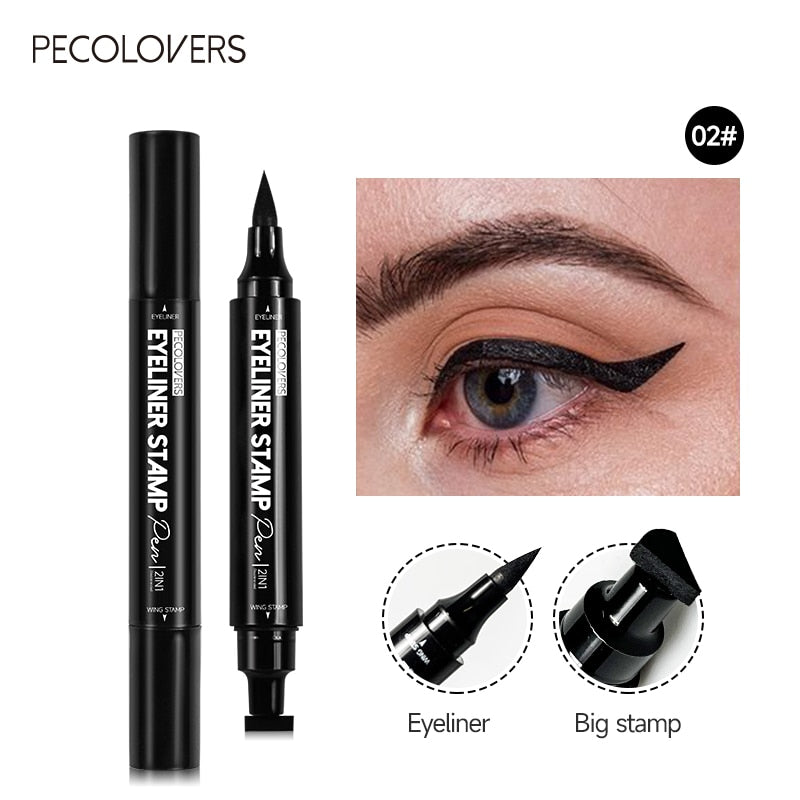1Pcs Black Liquid Eyeliner Makeup Pen Waterproof Long-lasting Eyeliner Sweat-proof Not Easy to Smudge Cat&#39;s Claw Pen